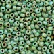 Miyuki seed beads 8/0 - Opaque picasso turquoise blue 8-4514